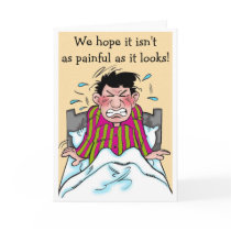A Humourous Get Well Card Patient