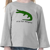 A is for Alligator Tshirt
