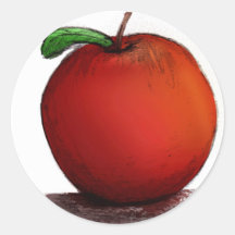 A is for Apple Sticker