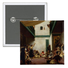 A Jewish wedding in Morocco, 1841 Pinback Buttons