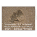"A journey of a thousand... cards