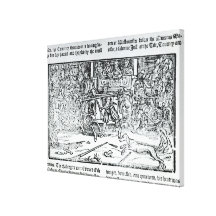 A Jousting Tournament Canvas Print