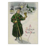 "A Joyous New Year" Vintage Card