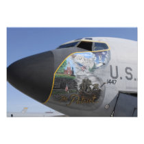 A KC-135 Stratotankerdisplaying patriotic nose