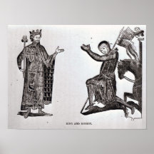 A King and a Knight Print