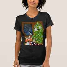 A Kitty Cat Christmas Petite T-Shirt