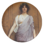 À la porte des beaux-arts de temple assiettes