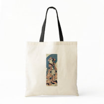 A  lady carrying a calendar by Utagawa,Kunisada Tote Bags