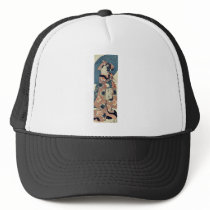 A  lady carrying a calendar by Utagawa,Kunisada Trucker Hat