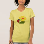 A Ladybug Flower T-shirt