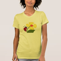 A Ladybug Flower T-shirt