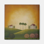 A Landscape in Tuscany Magnets