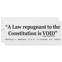 A Law Repugnant To The Constitution Is Void Invitations