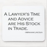 A Lawyer's Time and Advice Mousepad