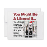 A Liberal’s Holiday Shoplifting invitations