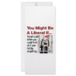 A Liberal’s Holiday Shoplifting rack cards