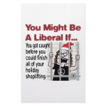 A Liberal’s Holiday Shoplifting stationery