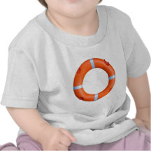 A life buoy for safety at sea t shirts