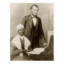 A. Lincoln showing Sojourner Truth the Bible Postcards