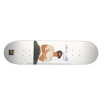 À l'intérieur de la pro planche à roulettes modèle