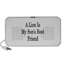 A Lion Is My Son's Best Friend iPhone Speakers