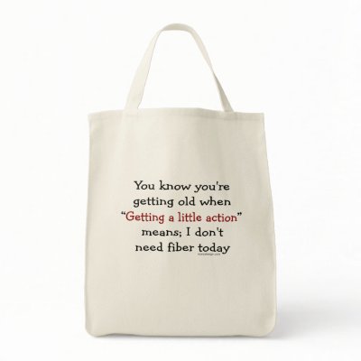 A Little Action For Seniors Bags by ironydesign