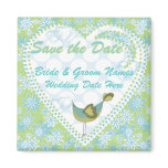 A Little Bird Save the Date Magnet