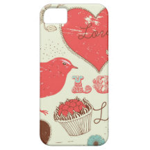 A little bird told me, Paris Print. iPhone 5 Case