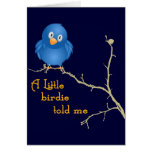 A Little Birdie Momism Greeting Card