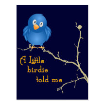 A Little Birdie Momism Greeting Card Post Card