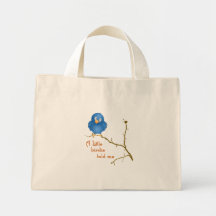A Little Birdie Momism Tote Bag