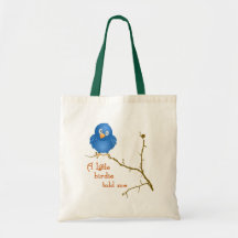 A Little Birdie Momism Tote Bag