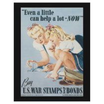 A Little Can Help World War 2 Full Color Flyer
