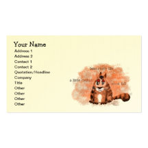 A Little Cathair Business Card Templates