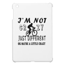 A Little Crazy for Cycling iPad Mini Covers