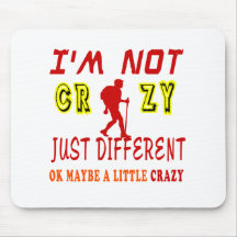 A Little Crazy for Hiking Mousepads