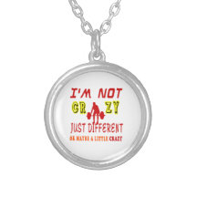 A Little Crazy for Weight Lifting Necklace