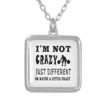 A Little Crazy for Weight Lifting Necklace