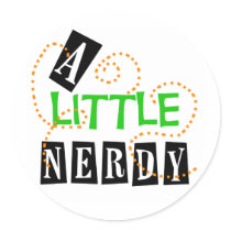 A Little Nerdy stickers