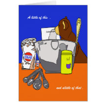 A little of this . greeting card
