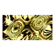 A Little Retro - Yellow and Black Picture Card
