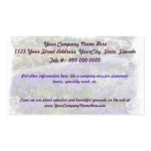 A Local Greenhouse Shows Their Wares Business Card Templates