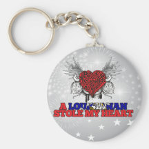 A Louisianan Stole my Heart Keychains