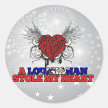 A Louisianan Stole my Heart Sticker
