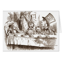 A Mad Tea Party Greeting Cards