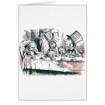 A Mad Tea Party Greeting Cards