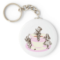 A Mad Tea Party Key Chain