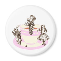 A Mad Tea Party Magnet