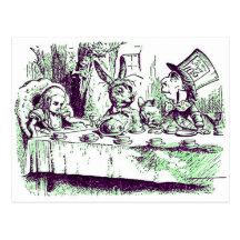 A Mad Tea Party Postcards