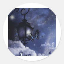 A MAGICAL EVENING ROUND STICKERS